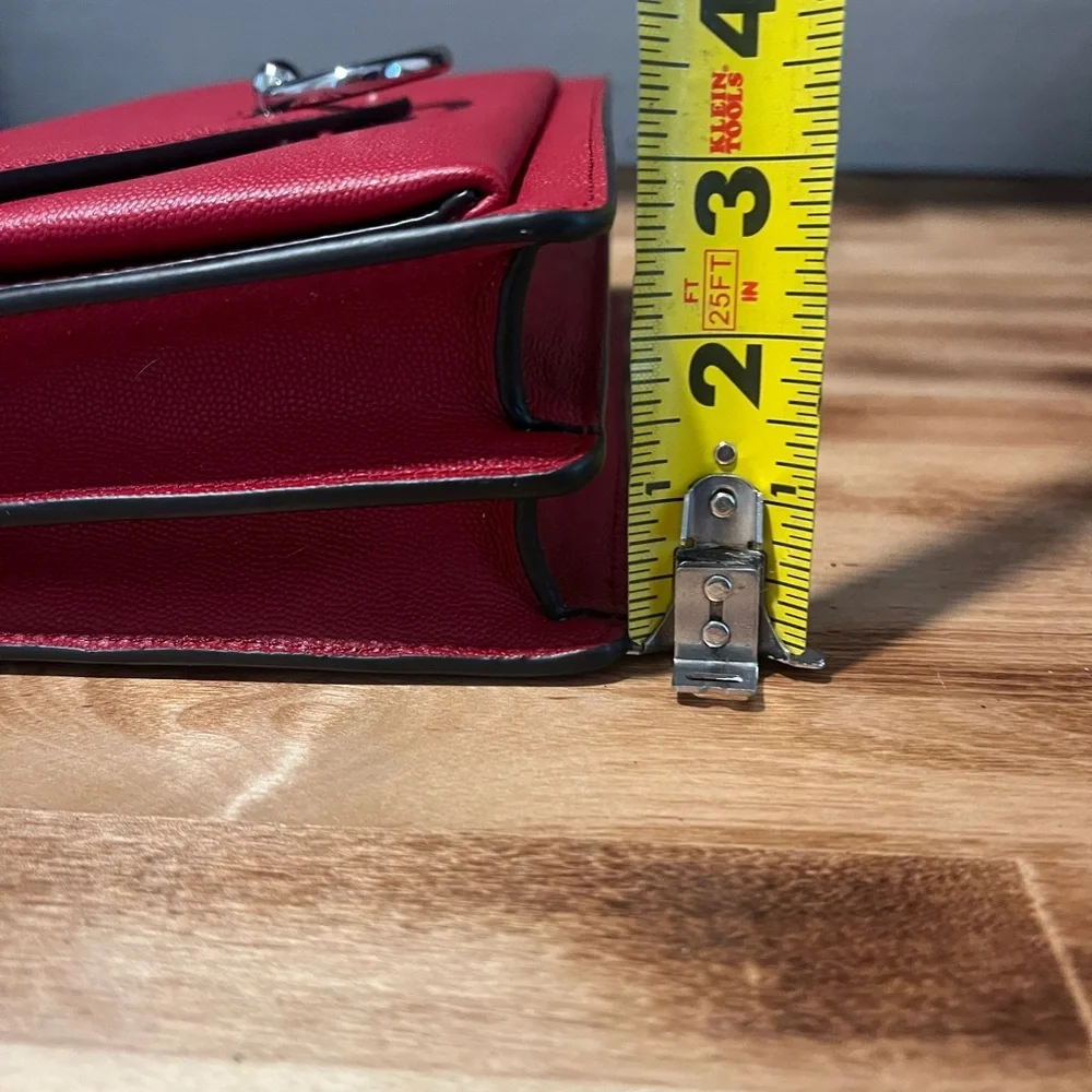 NWOT~Rebecca Minkoff Red Shoulder / Crossbody Bag - Picture 13 of 13